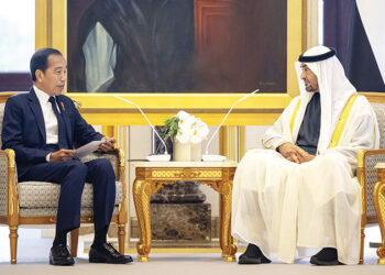 UAE and Indonesian Presidents Talk about The Economy Partnership