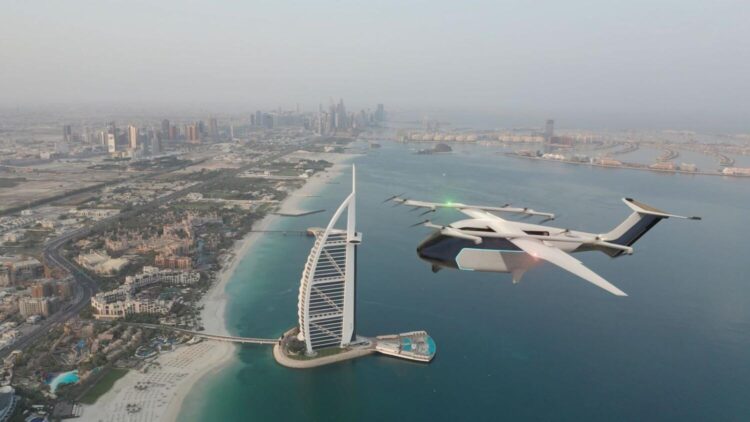 A Dubai Company Purchases ten Electric Aircraft to Introduce air Taxis