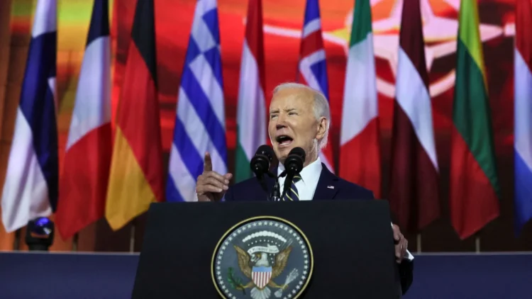 Biden Meets With Fellow NATO Leaders at Washington Summit