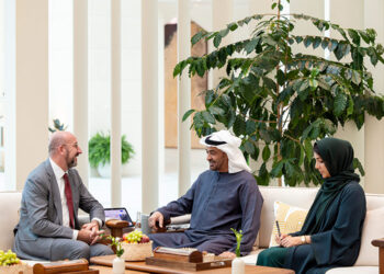 Charles Michel and Sheikh Mohamed Bin Zayed talk about Improving Ties and Regional Advancements