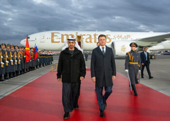 The President of the UAE Makes an Official Visit to Moscow