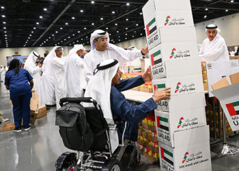 At Expo City Dubai, 2,000 Volunteers Gather more than 250 tonnes of Aid for Lebanon