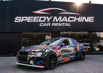 Red Bull Car Park Drift in Dubai Welcomes Speedy Machine Car Rental to the Action