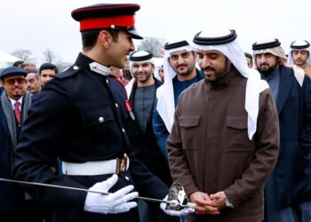 Sheikh Mohammed’s Grandson Graduated from Sandhurst’s Royal Military Academy.