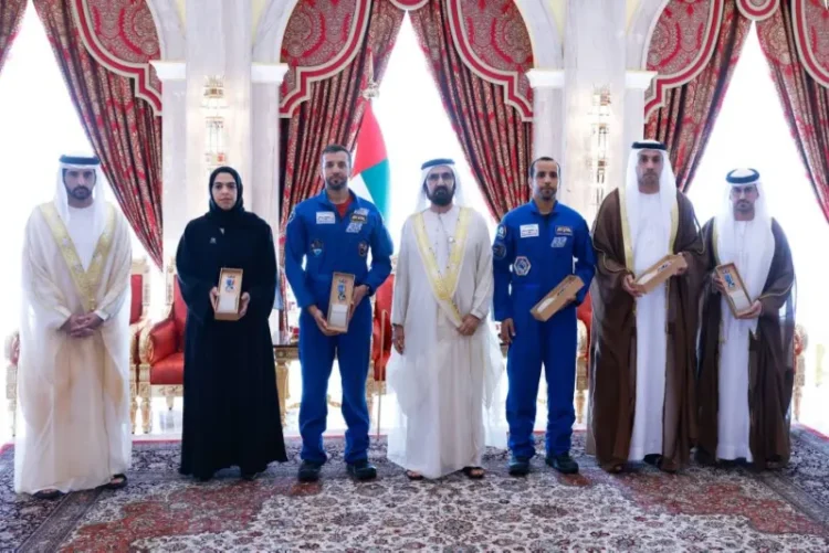 Mohammed Bin Rashid Honors N-Day by giving Five Emiratis Space Medals