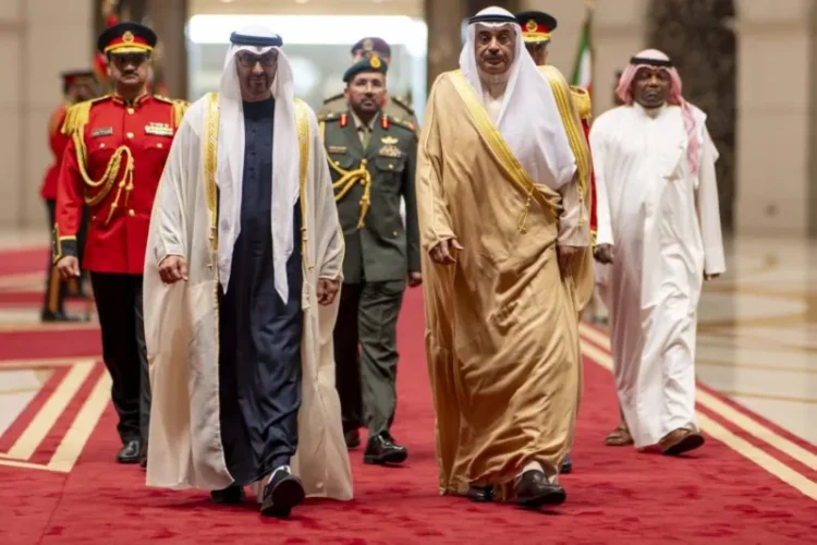 UAE officials Congratulate Sheikh Mishal, the Emir of Kuwait