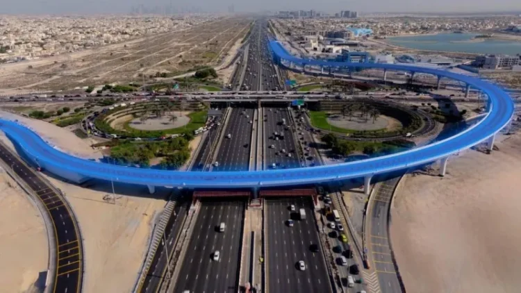 Dubai Cuts Travel Time from 15 to 3 Minutes by Opening a 1,000-meter, Two-lane Bridge