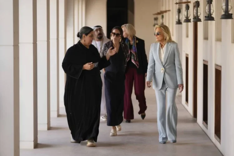 On Her final Solo International Tour, US First Lady Jill Biden is in Abu Dhabi