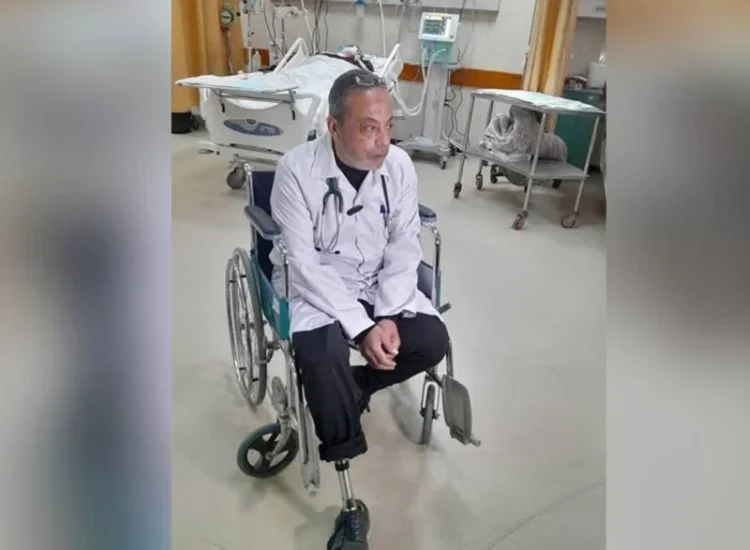 After Losing His Leg, a Palestinian Doctor Tends to Gaza war Victims