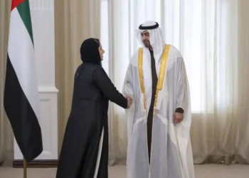 The UAE Ambassador to Sweden is Welcomed in by Sheikh Mohamed