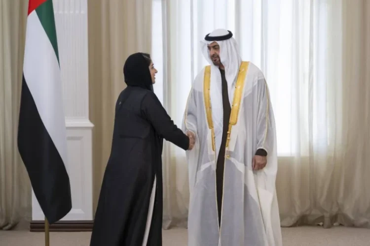 The UAE Ambassador to Sweden is Welcomed in by Sheikh Mohamed