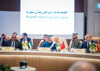 Abdullah Attends a Discussion about Syria in Riyadh