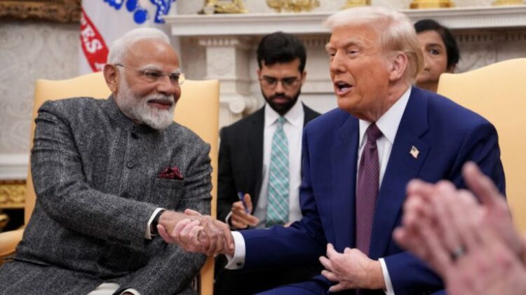 During the Trump Meeting, Modi Praised the US-India Mega Partnership