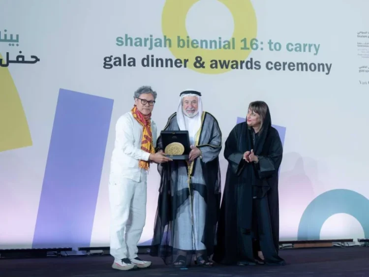 The 16th Sharjah Biennial Winners are Honoured by Seikh Sultan
