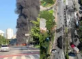 On a Busy Sao Paulo Avenue, a Small Plane Crashes into a bus, Killing Two People