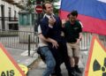 For Anti-Russian Protests, a Macron Wax Figure was Taken from a Museum in Paris