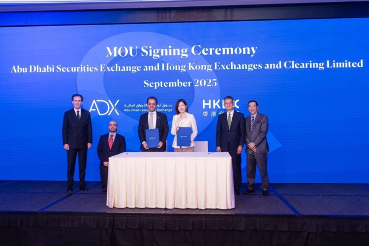 To Improve Cooperation, ADX and Hong Kong Exchanges Sign an MOU