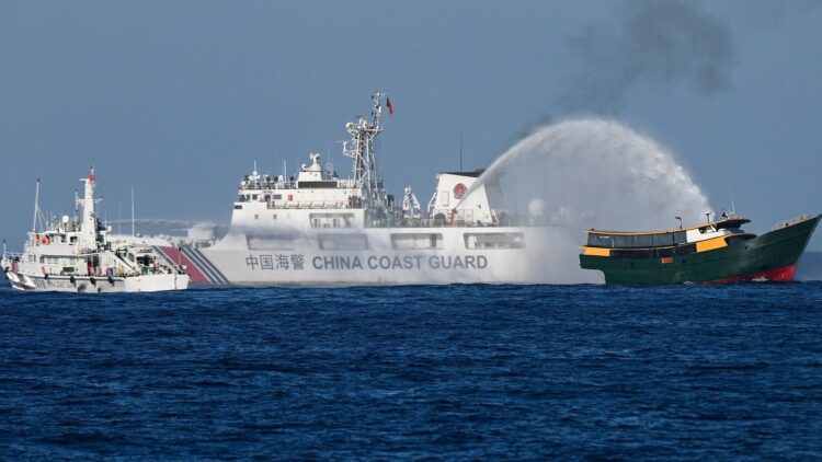 In the South China Sea, China Launches Water Cannons at Philippine Vessels