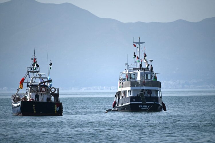 Israeli Naval Vessels Block a Flotilla Headed for Gaza