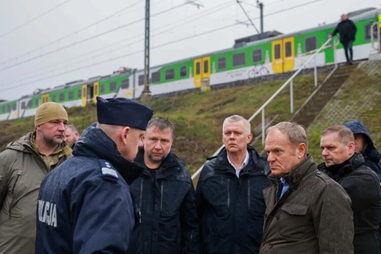 The Polish PM Claims That Two Ukrainians Employed by Russia Are Responsible for Rail Sabotage