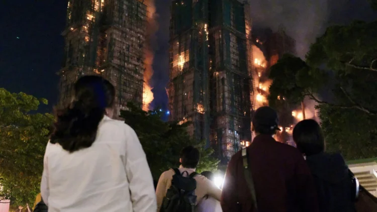 Waiting Eagerly for The Missing Following the Hong Kong Fire:Hang in There