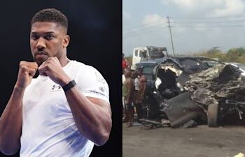 Anthony Joshua, a British Boxer, Was Hurt in a Car Accident in Nigeria That Claimed Two Lives