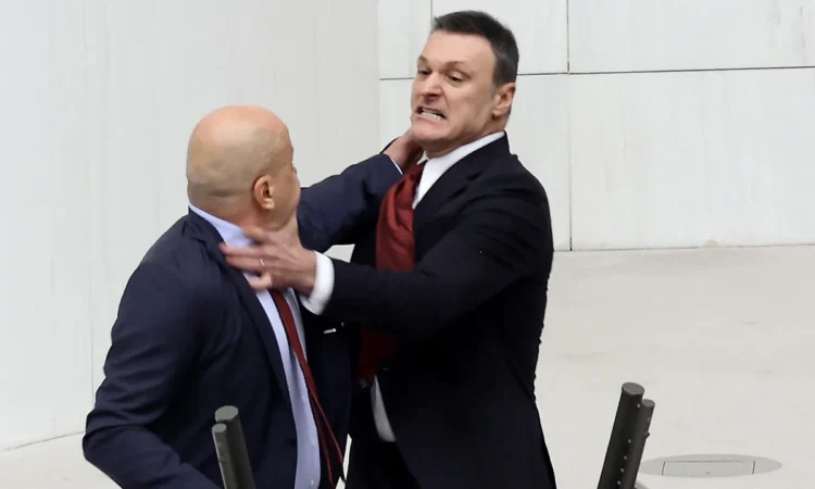 Fight Breaks Out in Turkey’s Parliament Over the Selection of a New Justice Minister after a Government Reshuffle