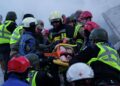 Rescuers in Ukraine Recover Bodies From the Debris of Apartments in Kyiv Following Significant Russian Attacks