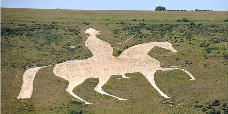The Rudest Chalk Figure in the UK is Given a Glow-up to Prevent it From Fading in the Rain