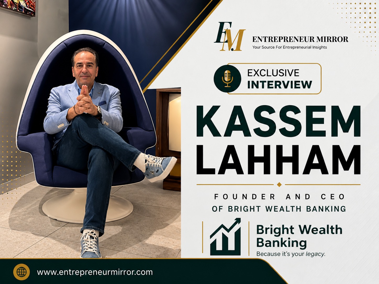 Kassem Lahham | From His First Years at Deutsche Bank to Leading One of Dubai’s Independent Wealth Firms