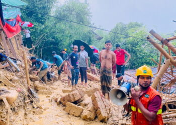 A Landslide Strikes a Bangladeshi Girls’ School, Killing Eight People