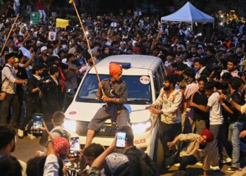 Indian Police Lashed Down on ‘Cockroach Protestors They went Home and Created Memes About it