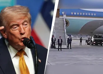 Trump Acknowledges that he Changed Aircraft Following the NATO Summit due to a Potential Threat