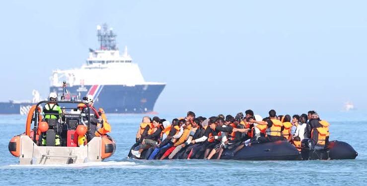 Over 170 Migrants Were Saved when a Boat Caught Fire in the Channel