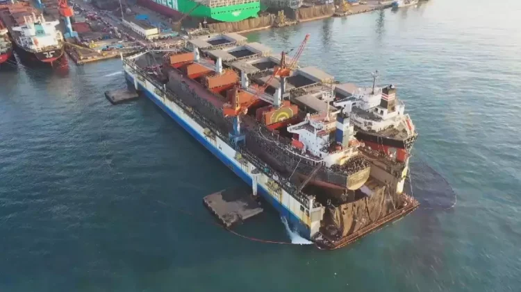 A Cargo Ship Fire in Eastern China Claimed 25 Death