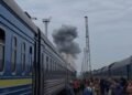 Shortly After Boris Johnson and High-Ranking European Officials Depart the Station, Russia Strikes a Ukrainian Train