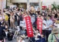 “Not Again Protests in Okinawa, Japan, are Sparked by the Arrest of a US Marine for Murder